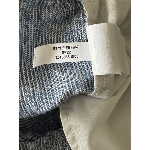 J.Crew Crewcuts Girls 10 100% Linen Pants Blue Drawstring EUC - Picture 6 of 6